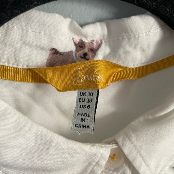 Joules Dog Print Blouse - Picture 4 of 5